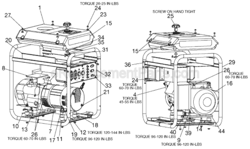Part Location Diagram of D24270 DeVilbiss Wire Charging